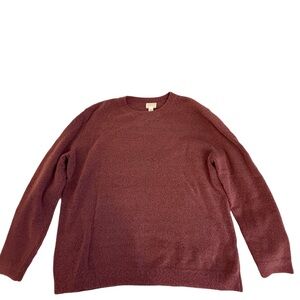 Caslon Red Crewneck Sweater Classic Knit Design